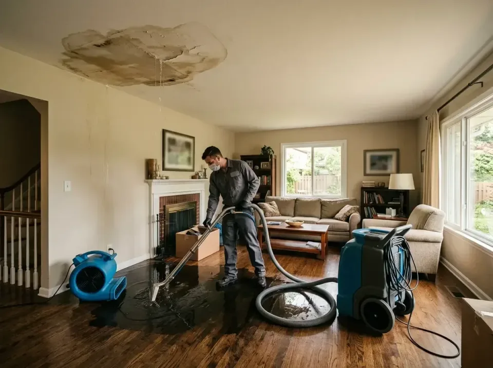 attic-pipe-burst-ceiling-drip-008 — frequently asked questions, Water Damage Restoration & Carpet Care in Bowling Green, FL